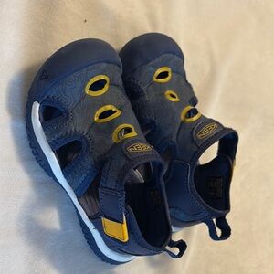 Keen Blue and Yellow Sandals for Active Adventures toddler size 9